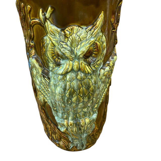 Mid 20th Century Vintage Mid Century Owl Umbrella Stand For Sale - Image 5 of 6