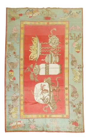 Antique Khotan Samarkand Rug, 5'11'' X 9'7''