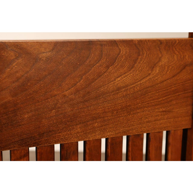 Paul Downs Cabinetmakers Set of Four Highback Spindled Cherry Dining Chairs For Sale - Image 13 of 18
