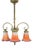 Art Deco Lamp in Glass Paste, 1920s For Sale