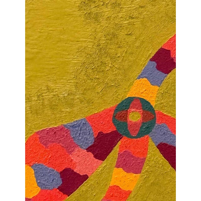 Late 20th Century "The New World", Post-Modern Acrylic Painting by Stanley Donald Tschopp For Sale - Image 5 of 9