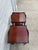 Wood Pair of Vintage Hepplewhite Style Mahogany Side Tables With Pierced Galleries and Lower Shelves For Sale - Image 7 of 12