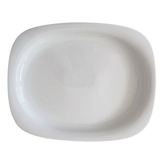 Large White Suomi Platter by Timo Sarpaneva for Rosenthal Studio Line, Germany, 1991 For Sale