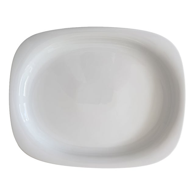 Large White Suomi Platter by Timo Sarpaneva for Rosenthal Studio Line, Germany, 1991 For Sale