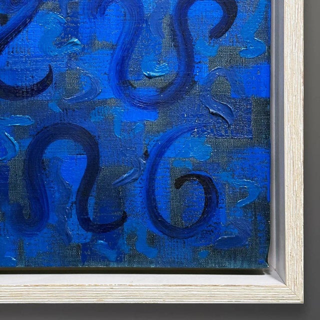 Abstract Original Emily Hixon 1979 Oil Painting For Sale - Image 3 of 4