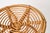 French Riviera Rattan and Wicker Round Stool by Tito Agnoli, Italy, 1960s For Sale - Image 11 of 14