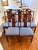 Set of 8 Vintage Rosewood Dining Chairs With Blue Seats For Sale - Image 14 of 18