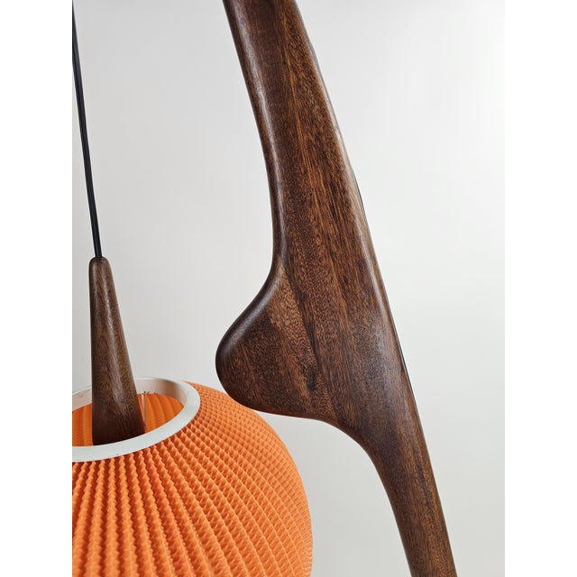 Praying Mantis Floor Lamp from Rispal, France, 1950s For Sale - Image 10 of 15