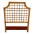 Vintage Bamboo Rattan Twin Headboard Coastal Palm Beach Style For Sale