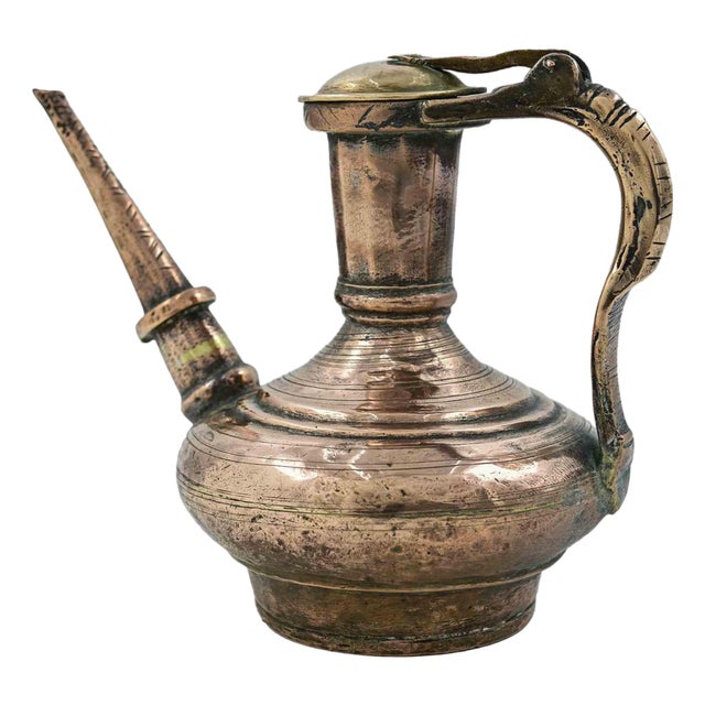 Antique Islamic Copper Jug, Italy For Sale
