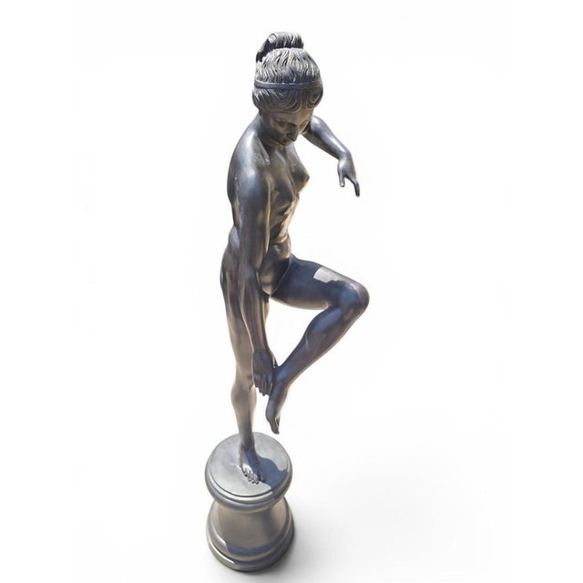 1940s Large Greek Style Sculpture of Aphrodite (Venus), 1940, Bronze For Sale - Image 5 of 9