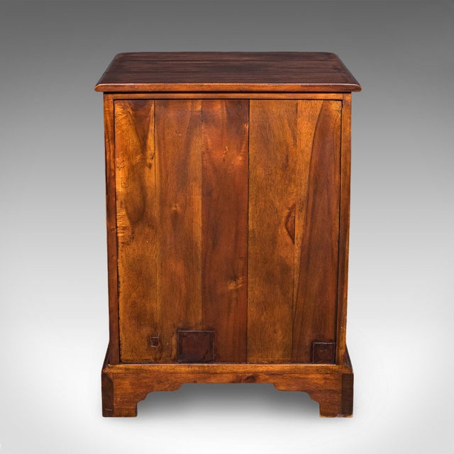 Wood Vintage Bachelor's Writing Cabinet, English, Library Cupboard, Regency Revival For Sale - Image 7 of 12