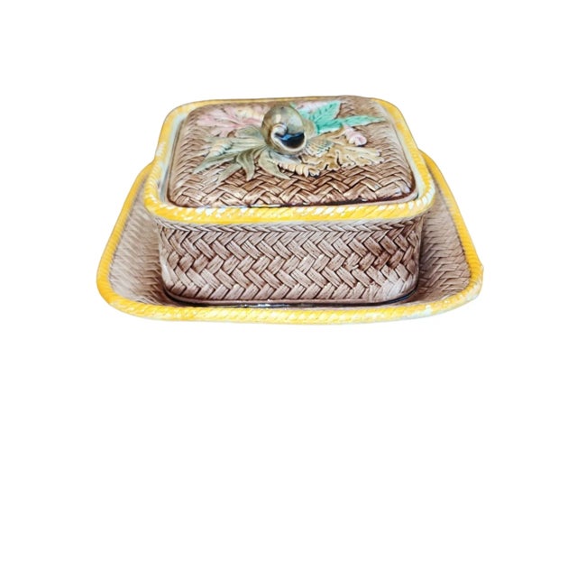 Victorian Wedgwood Majolica Sardine Dish - Circa 1878 For Sale - Image 3 of 9