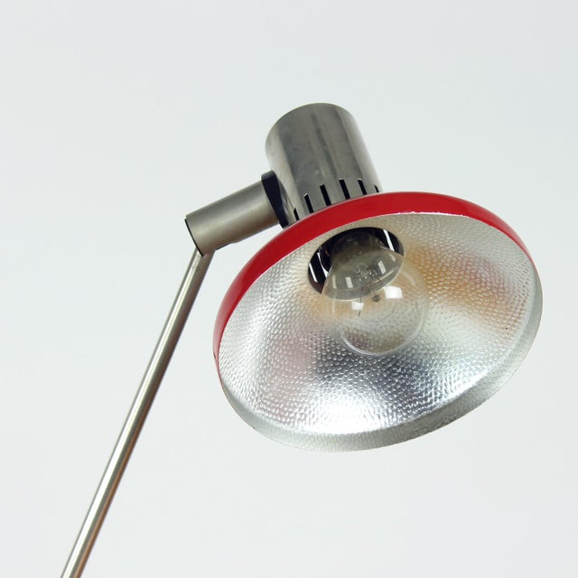 Mid-Century Modern Mid-Century Modern Red Table Lamp by Aka Leuchen, 1970s For Sale - Image 3 of 13