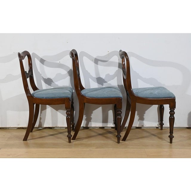 2nd Part 19th Century English Mahogany Chairs, England, Set of 6 For Sale - Image 10 of 18