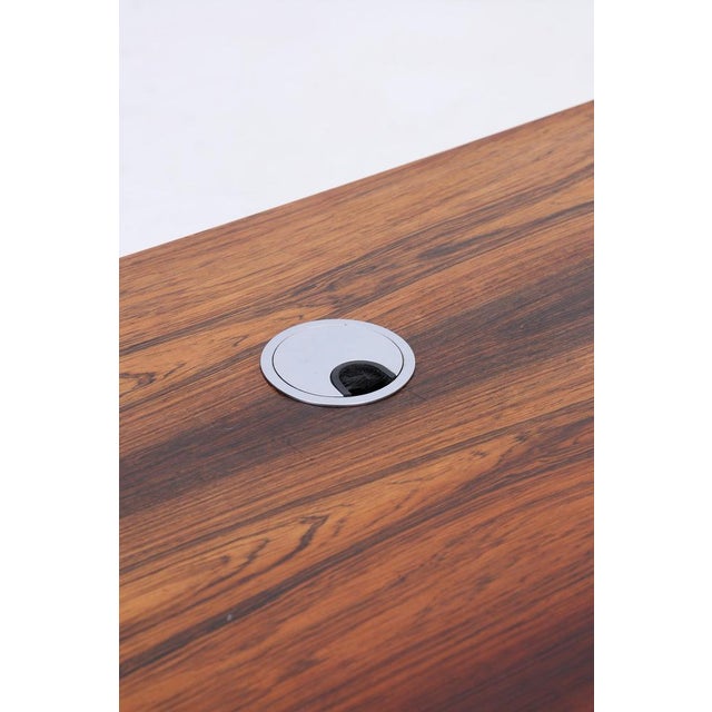 Vintage Danish Rosewood Desk, 1960s For Sale - Image 10 of 18