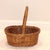 French Vintage Medium Oval French Style Hand Woven Natural Wicker Basket. For Sale - Image 3 of 9