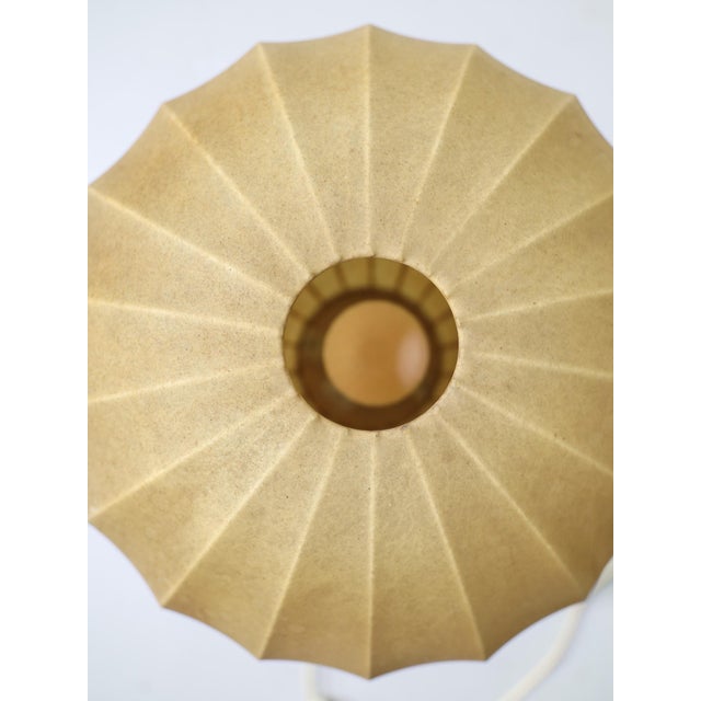 Beige Gatto Cocoon Table Lamp by Achille Castiglioni for Flos, 1960 For Sale - Image 8 of 12