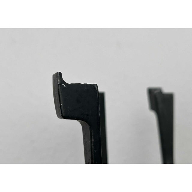 Black Mid-Century Modern Danish Metal Candleholder in Metal by Gunnar Cyren for Dansk Designs Denmark, 1960s For Sale - Image 8 of 18