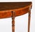 Wood Vintage English Burr Walnut Parquetry Console Table, 1950s For Sale - Image 7 of 12