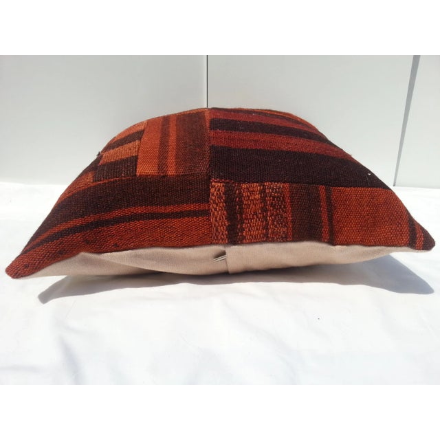 Handwoven Turkish Pillow Cover For Sale - Image 5 of 6
