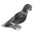 Vintage Baccarat France Clear Crystal Parrot Figurine Signed Art Glass Bird 4" For Sale