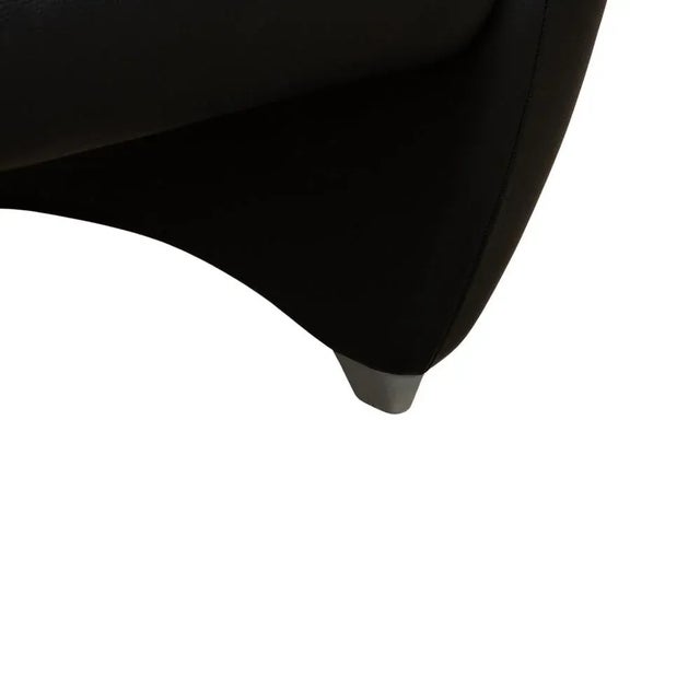 JR3200 3-Seater Sofa in Black Leather from Jori For Sale - Image 5 of 12