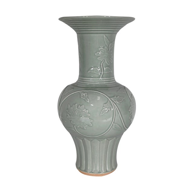 Chinese Celadon Vase, 1900s For Sale