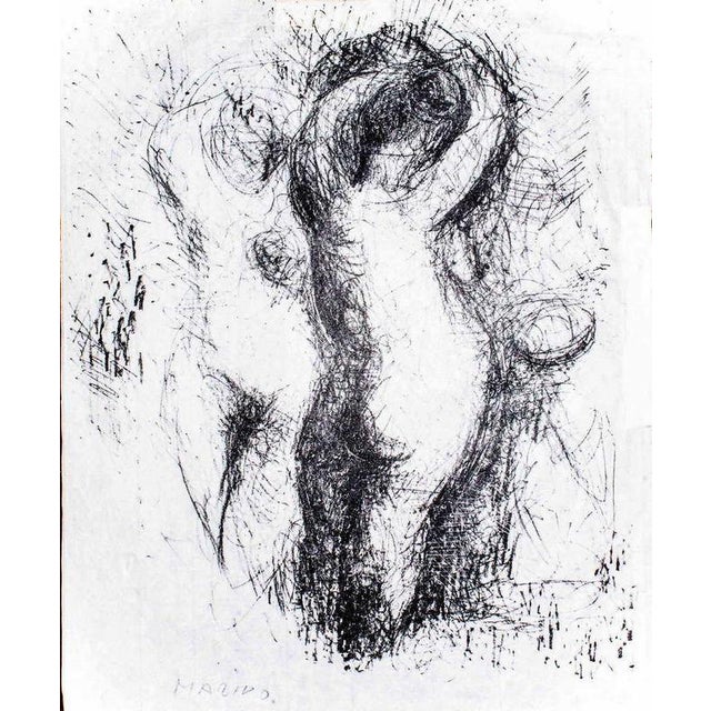 Marino Marini, Female Figures III, 1960s, Lithograph For Sale