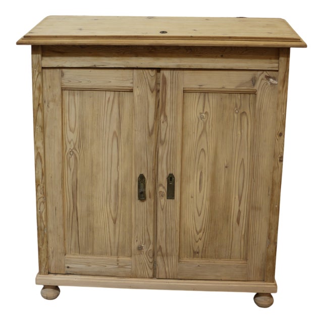 Antique Writing Chest in Softwood For Sale