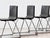 Bernhard Leather Chairs in Black and Chrome by Ola Wihlborg for Ikea, 2010s For Sale - Image 6 of 16