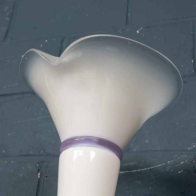 Vintage Italian Murano Glass Table Lamp, 1990 For Sale - Image 7 of 12