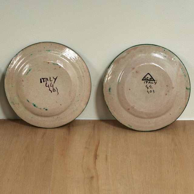 Vintage Italian Dishes With African Animals - Set of Eight For Sale - Image 13 of 16
