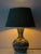 Mid-Century Modern Spanish Revival Table Lamp in Punter Green and Black Ceramic, 1970s For Sale - Image 15 of 16
