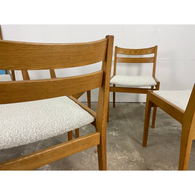 Wood Mid-Century Modern Danish Oak Dining Chairs from Slagelse Møbelværk, 1960s, Set of 6 For Sale - Image 7 of 16