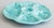 French Vintage French Gien Turquoise Majolica Oyster Plate For Sale - Image 3 of 8