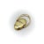 Late 20th Century Vintage Carrie Adell 18K & 14K Gold Mokume Pebble Ring Size 4.5 For Sale - Image 5 of 10