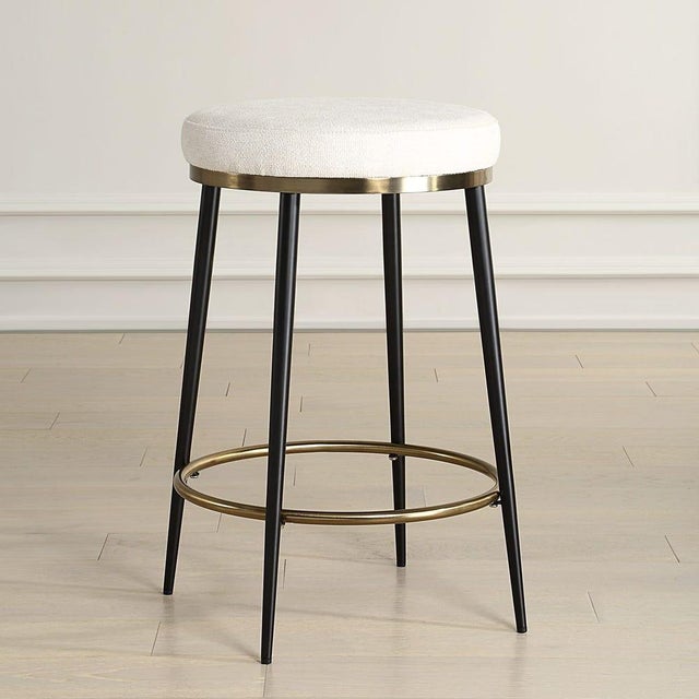 Not Yet Made - Made To Order Stiletto Counter Stool For Sale - Image 5 of 7