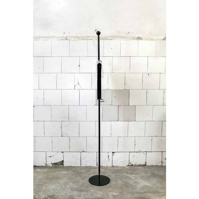 Servomuto with painted iron structure and galvanized iron details. Italian production 80s