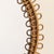 1960s Italian Rattan Circular Loop Mirror For Sale - Image 9 of 9