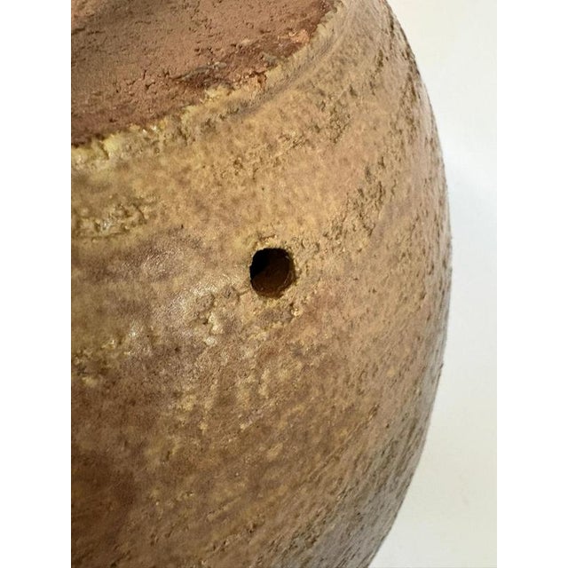 Stone Brutalist Stoneware Vase, 1960s For Sale - Image 7 of 10