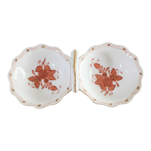 Herend Chinese Bouquet Rust 1960s