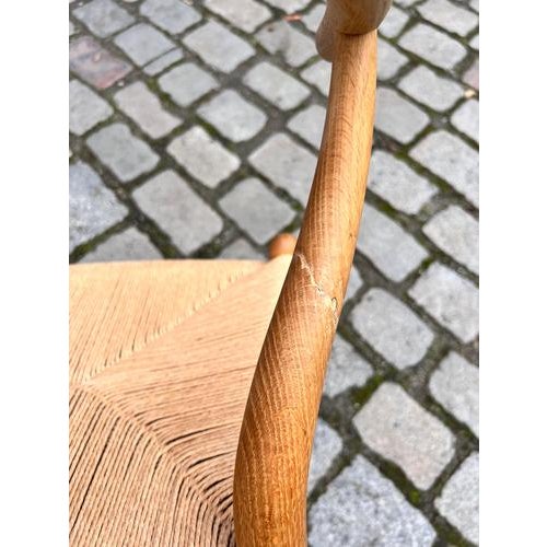 Model CH24 Wishbone Chair in Oiled Oak by Hans J. Wegner for Carl Hansen & Søn For Sale - Image 6 of 11