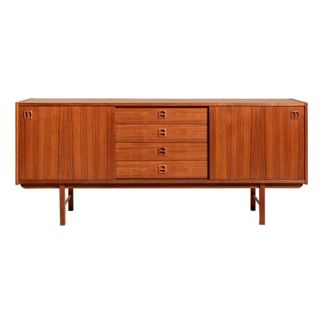 Scandinavian Teak Model Korsör Sideboard, 1960s For Sale
