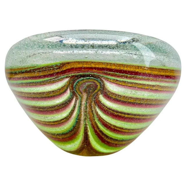 Glass Studio Bubble Glass Bowl by Erwin Eisch for Eich Frauenau Glassworks, 1950s For Sale - Image 7 of 11