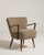 Mid-Century Modern Shellback Upholstered Armchair, Antique, Denmark, Circa 1940 For Sale - Image 4 of 13