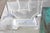 Transparent Vintage Lucite Pagoda Table Lamp For Sale - Image 8 of 11