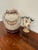Vintage Handmade Sant'Anna Portuguese Lidded Jar With Companion Vase For Sale - Image 9 of 10