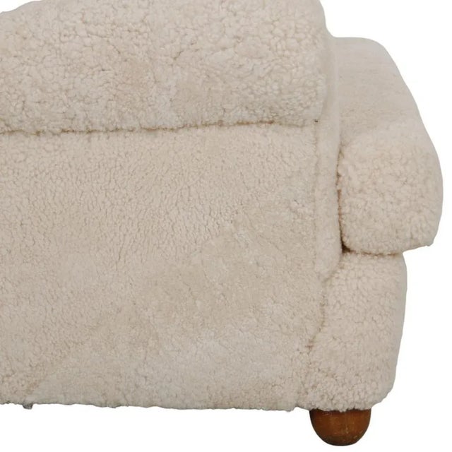 Danish Armchair in Wool, 1950s For Sale - Image 9 of 13