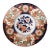 Large 14-Inch 19th-Century Japanese Imari Scalloped Porcelain Charger For Sale
